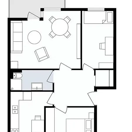 In Beautiful 2br Sea View - Balcony Bergen